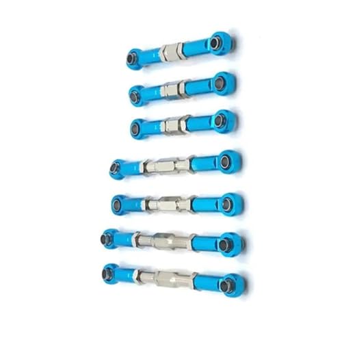 RC�J�[�����P�[�W For Subotech For BG1513 BG1518 1/12 RC�N���[���[�J�[�p�[�c �A���~�����z�C�[���x�[�X�X�e�A�����O�����N���b�h�Z�b�g �X�e�A�����O�����N���b�h�Z�b�g(Blue)