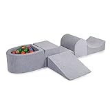 ❤️ Un conjunto único de módulos de espuma con una piscina Meowbaby ofrece infinitas posibilidades para el juego creativo. El conjunto consta de 5 elementos. Cada uno de ellos es tan ligero que los más pequeños pueden organizarlos fácilmente según sus preferencias, creando diversas e interesantes construcciones. La posibilidad de crear varias formas estimula la imaginación de Smyk y motiva al descanso activo, y al mismo tiempo desarrolla la motricidad.