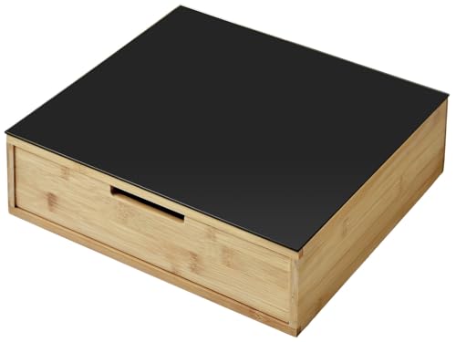 KESPER 58953 Box mit Schublade und 8 Fächern/Kaffeekapsel-Box/Teebox/Teebeutel Box