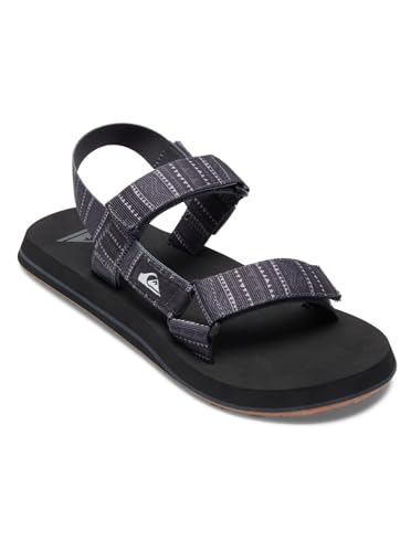 Quiksilver Monkey Caged II, Sandalia Hombre, Gris, 43 EU