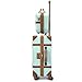World Traveler Gatsby Vintage Style 2-Piece Hardside Carry-On Retro Train Case Spinner Luggage Set - Mint