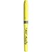 BIC Brite Liner Grip Highlighter, Chisel Tip, Yellow, 12-Count