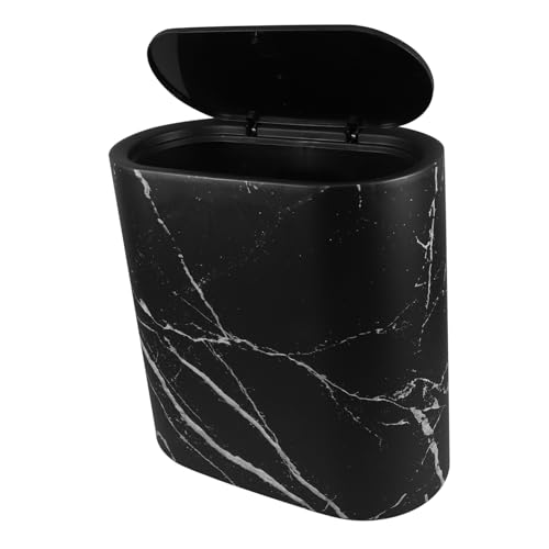 Poubelle plastique avec couvercle petite corbeille cuisine salle de bain