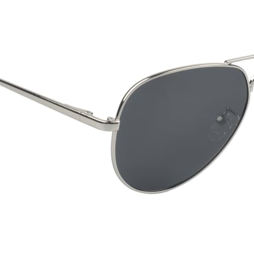 Image of Fueel Polarized Aviator Sunglasses for Men & Women | UV Protected Retro Half Frame Sunglasses | Lightweight Stylish Frame