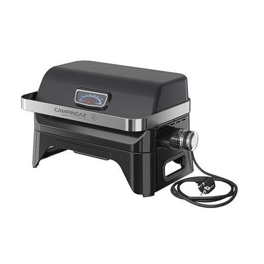 Campingaz Attitude2go Barbecue da Tavolo Elettrico|Barbecue Elettrico Indoor & Outdoor, Portatile |2200 W | Griglia in ghisa | per 4 Persone | Barbecue da Balcone | Barbecue da Campeggio