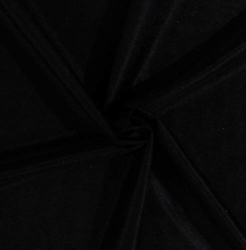 Quality Fabric 20 Black French Fuse Fusible Lightweight Interfacing Fabric by The Yard