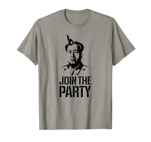 Join the party Mao Zedong funny China communist Chinese puns T-Shirt