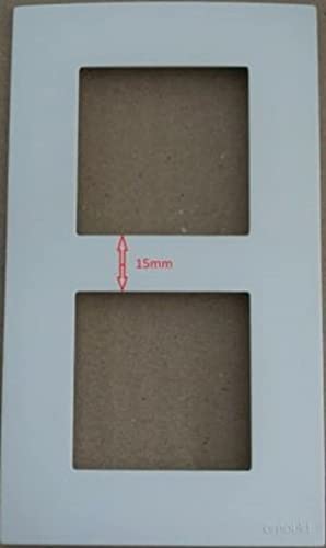 Arnould Espace plaque double 2x2M vert pour appareillage électrique - 6