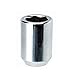 White Knight 2806-4 Chrome Tuner Acorn Lug Nut with Key - 4 Piece