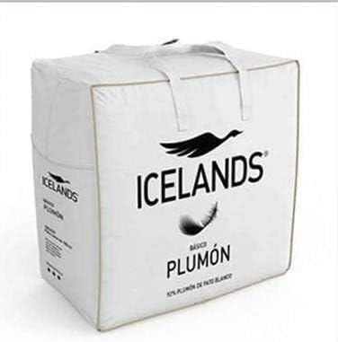 ICELANDS Relleno Nórdico Básico Plumón 275G/M2 92% Plumón (Cama de180 cm(260x240))