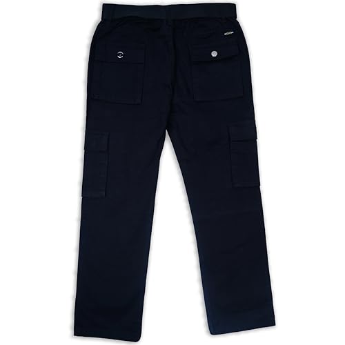 Image of CAVIO Boys Cotton Solid Cargo Pants