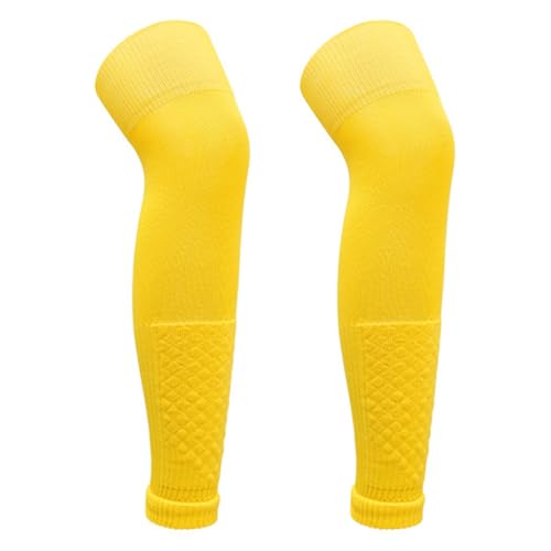 Wjsdsg Manicotti a compressione a gamba intera, supporto per ginocchio lungo, protezione per sollevamento pesi, allenamento, sollievo articolare