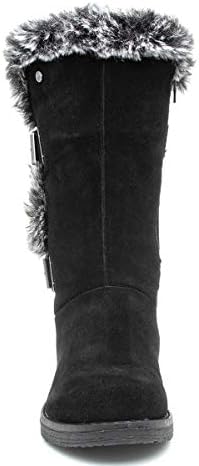 Hush Puppies Womens Megan Mid-Calf Boots Black 8 | Image 4