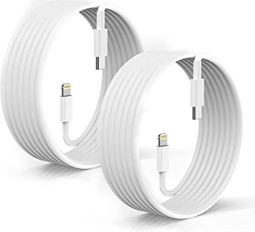 Cable iPhone Carga Rápida USB C 【Certificado MFi Apple】 2 Pack 2M Cable de USB-C a Conector Lightning PD Cable iPhone Cargador para iPhone 13 12 Pro Max/Mini/ 11 Pro Max/SEXR/XS/X/8/8 Plus - Blanco Cover