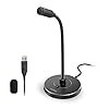 CMTECK USB Computer Microphone G009, Noise-Cancelling Recording Desktop Mic for PC/Laptop for Online Chatting, Home Studio, Podcasting, Gaming, Skype, YouTube with Mute FunctionWindows/Mac