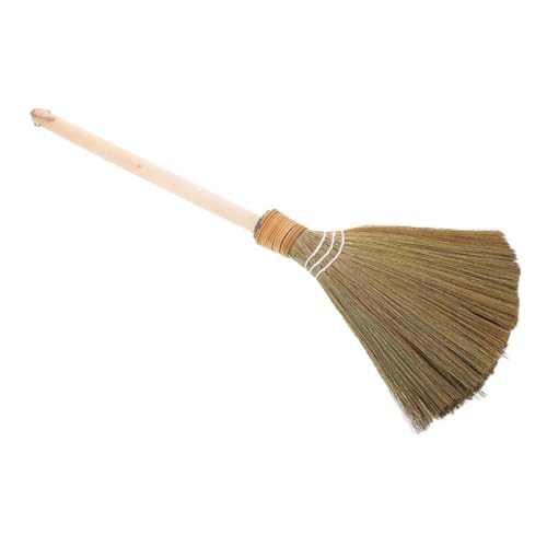 NULYLU Balai à Fouet Asiatique Tressé Main Manche Détachable Poils Souples Pour Nettoyage Intérieur Salon Cuisine Outil Traditionnel Pour Dépoussiérage