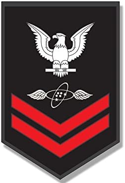 US Navy Rank Aviation Electronics Technician Second Class Sticker (Naval SSI Vinyl Decal (3 x 4 inch) USN Licensed