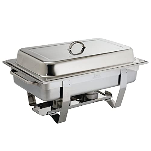 Olympia K409 Milan Chafing Dish, 1/1 Stainless Steel Chafer, Silver