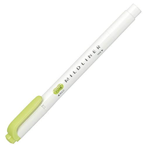ゼブラ 蛍光ペン マイルドライナー マイルドシトラスグリーン WKT7-MCG（Amazon）