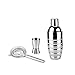 Cocktail Shaker Set di 3 Pezzi-500ml Shaker con Accessori, Set di strumenti Bar Jigger , filtro