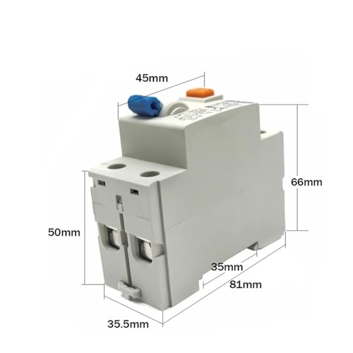 Disjoncteur différentiel 2P 25A 30mA AC pour tableau électrique