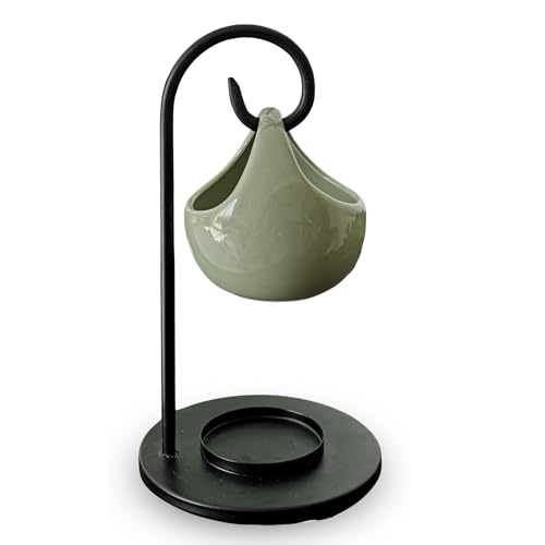 Brûle Parfum Inspiration SEIS - Brûleur Fondant Cire et Diffuseur Cire Parfumée – Diffuseur Huile Essentielle et Parfum d’Ambiance – Bougeoir...