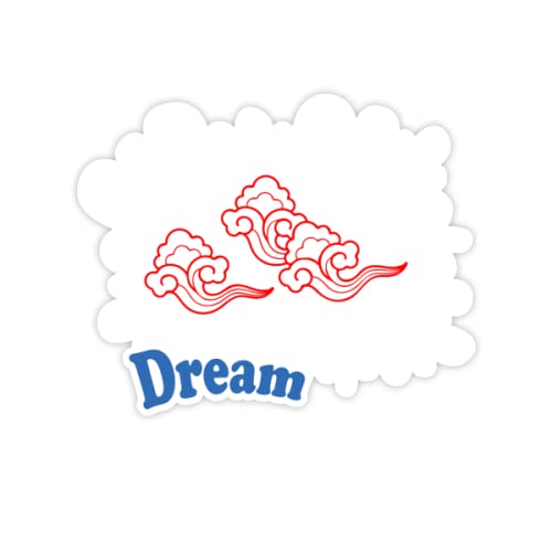 Adesivi Citazione Sogno Decalcomanie in Vinile