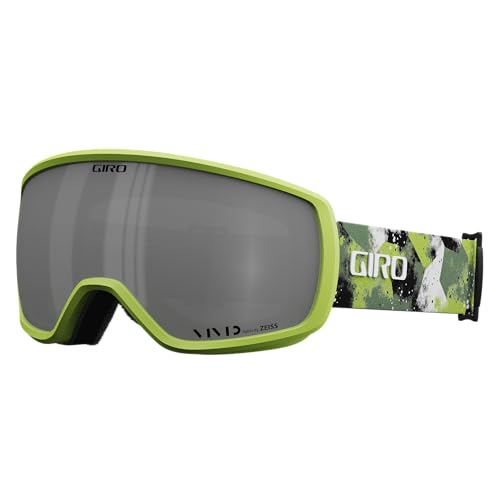 Giro Adult and Youth Balance II Ski and Snowboard Goggles - Green Cloud Strap with Vivid Onyx Lens
