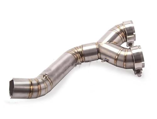 Pot d'échappement de moto pour BMW S1000RR 2010-2014 et S1000R mid pipe en acier inoxydable