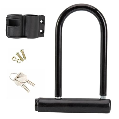 Antivol de guidon de moto et scooter avec cadenas double verrouillage