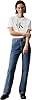 Calvin Klein Jeans Women Short-Sleeve T-Shirt Core Monologo Crew Neck, White (Bright White), M #3