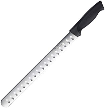 Ergo Chef Prodigy Series 12" Slicing knife Hollow Ground Blade; Brisket, Turkey, Prime rib, Pork Roast Carving knife