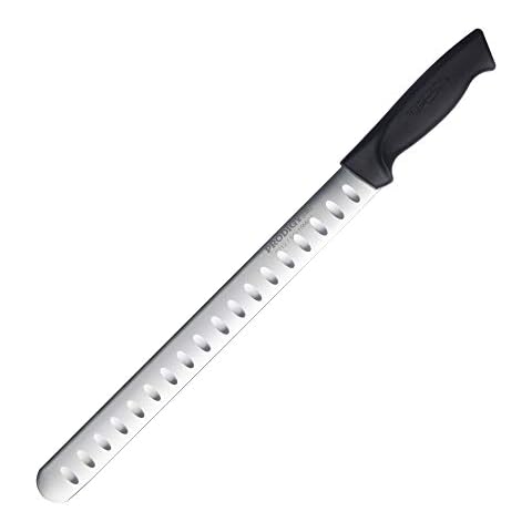 Ergo Chef Prodigy Series 12" Slicing Meat Cutting Knife, Brisket, Turkey, Ham, Prime Rib, Razor Sharp High Carbon Stainless Steel, Ergonomic Handle Cover