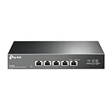 TP-Link スイッチングハブ 10gbps対応 5ポート 全ポート10g マルチギガ対応 ラックマウント/据え置き 静音ファンレス 金属筺体 プラグ＆プレイ メーカー保証5年 TL-SX605 【Amazon.co.jp限定】