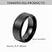Flongo Anillos Negros Hombre Imagen de Flongo Anillos Negros Hombre