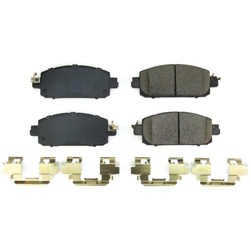 Image of PowerStop Front Brake Pads for Nissan Kicks 2021-24 | Nissan Sentra 2020-25 - Z17 Ceramic Brake Pads with Installation Hardware, 17-2310