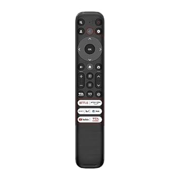 SV Remote Control Compatible with TCL 108 cm (43 inches) Metallic Bezel-Less Series 4K Ultra HD Smart LED Google TV, 43V6B, Black (Please Match The Image with Your Old Remote) Without Voice