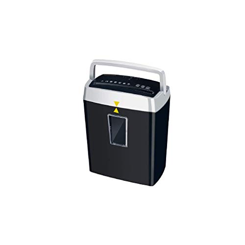 Destructeur de documents micro-cut noir pour papier cartes et CD