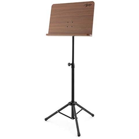 Theodore T-OMS-01 Wooden Orchestral Sheet Music Stand with Tripod Base Cover
