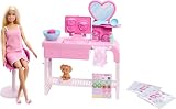 Barbie Fashion & Beauty Conjunto de Brinquedo Dia de Spa para crianças a partir de 4 anos