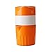 Exprimidor Manual Exprimidor de Frutas Exprimidor de Plástico duradero Exprimidor con Vaso Incorporado Exprimidor de Gran Capacidad para Naranjas, Limones, Toronjas y Kiwi 1 Pieza (Naranja)
