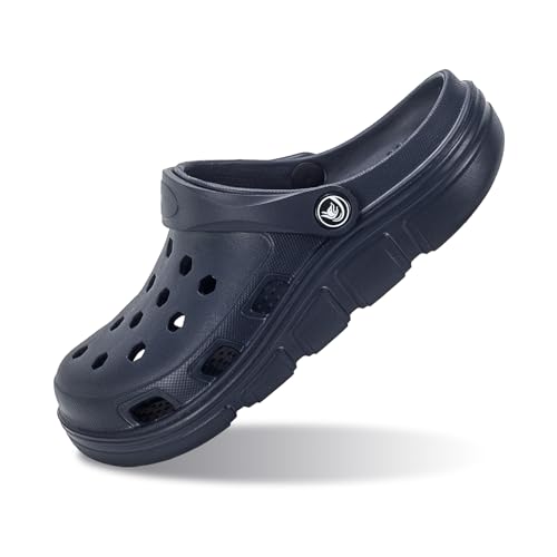 Image of PIMIO Garden Clogs for Women and Men,Slip On Work Shoes with Arch Support,Womens Mens Quick-Dry Water Shoes Casual Sandals,Comfortable Slippers
