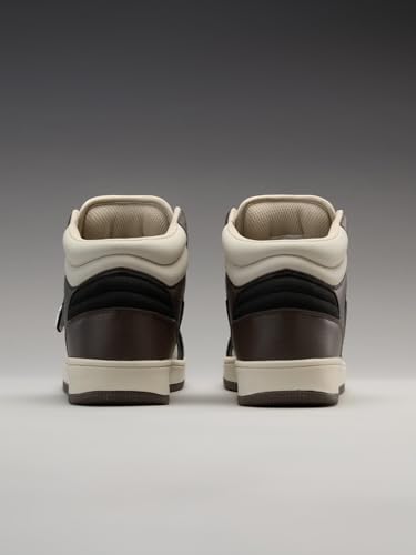 Image of The Souled Store UBZ Ascend: Women and Girls High Top Sneakers | Colourblocked Trainer with Durable PU Upper, Thick Rubber Sole & Padded Collar