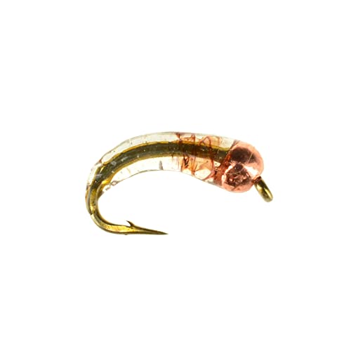 Fly Fishing Flies By Colorado Fly Supply - Gummy Midge - Midge And Emerger Flies - Fly Fishing Lures For Trout Bass Bluegill Carp Perch And More - 3 Fly Pack #TOP1