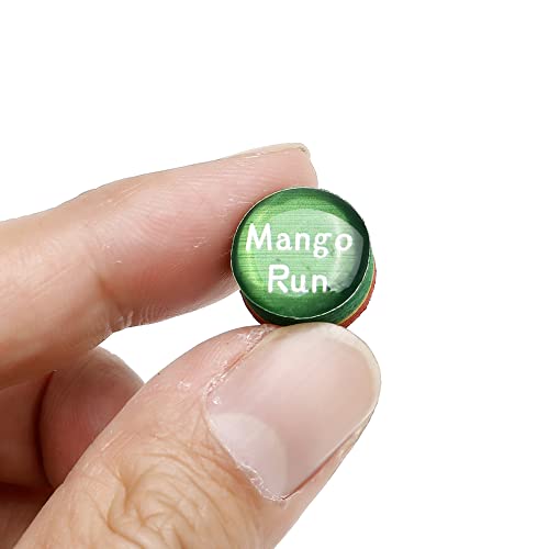 Mangorun 2 Pcs Pool Cue Tips Glue On Billiard Tip 14Mm #TOP4