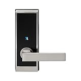 TurboLock TL-100 Bluetooth Smart Lock with in-App Monitoring, Sending and Managing Unlimited eKeys; Weather Sealed, Keyless, Includes Mini Keycards (Brushed Nickel)