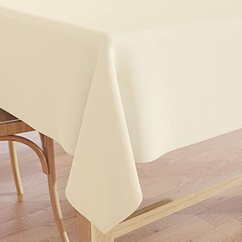 Mantel Oxford de algodón Encasa Homes para Mesa de Comedor Grande de 6 a 8 plazas Cover