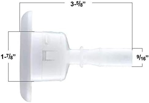 Hot Tub Classic Parts Dimension One Spa Jet Insert W/Logo White DIM01510-444W