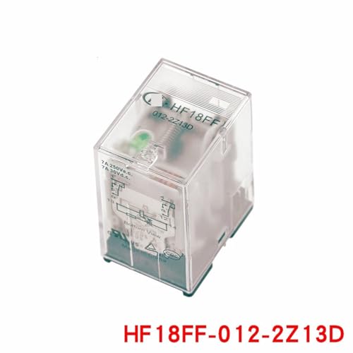 Relé enchufable HF18FF-024-2Z13D 24VDC con 8 pines para cuadros eléctricos 4