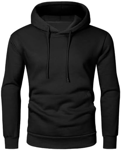 Size XXL JMIERR Mens Casual Cotton Hooded Collar Drawstring Hoodies Pullover Sweatshirts Casual Long Sleeve Shirts